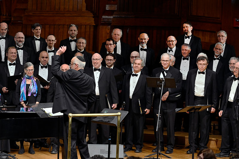 Chorus with Alumni (men)