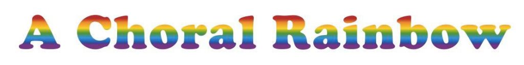 A Choral Rainbow logo