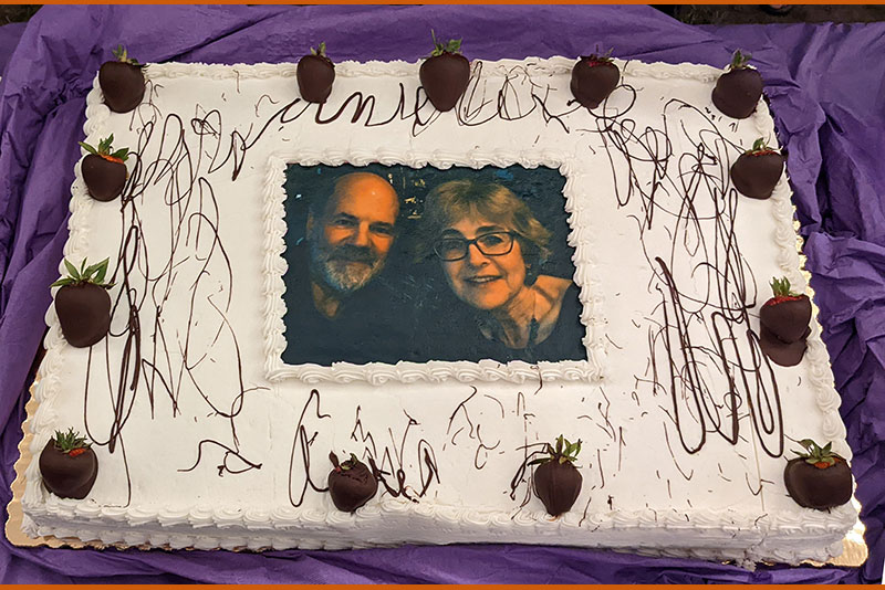 Cake for Jill and Larry